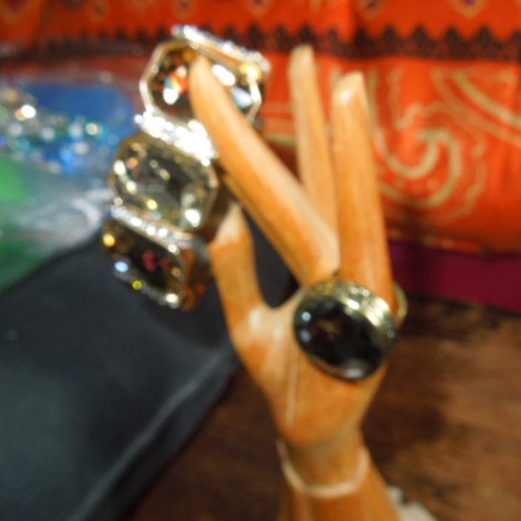 NWOT Cache Chunky Stretch Bracelet & Ring - Picture 2 of 6